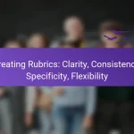 Creating Rubrics: Clarity, Consistency, Specificity, Flexibility